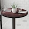 Flash Furniture Round Round Table Top with Black or Mahogany R, 24" W, 24" L, 1.125" H, Mahogany XU-RD-24-MBT-GG - alternate 3